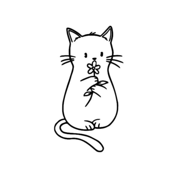 Flower Cat