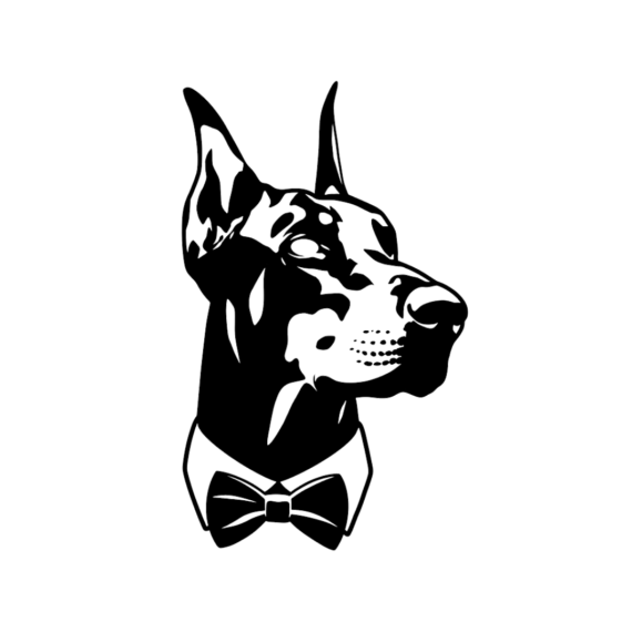 Gentle Doberman